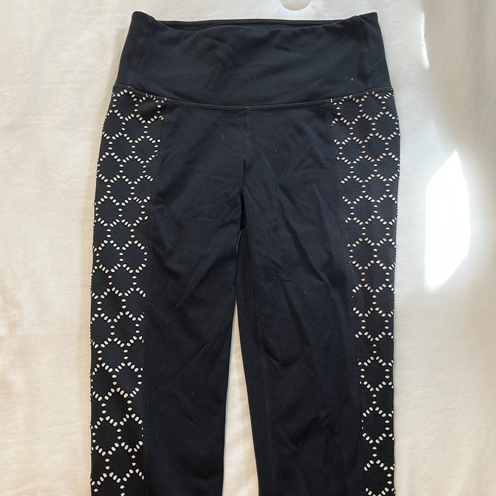 Athleta Black and White Leggings